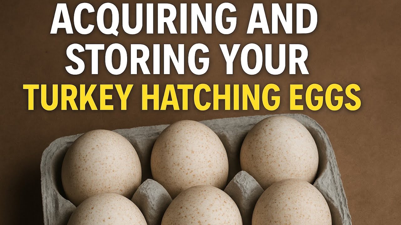 Acquiring and Storing Your Turkey Hatching Eggs