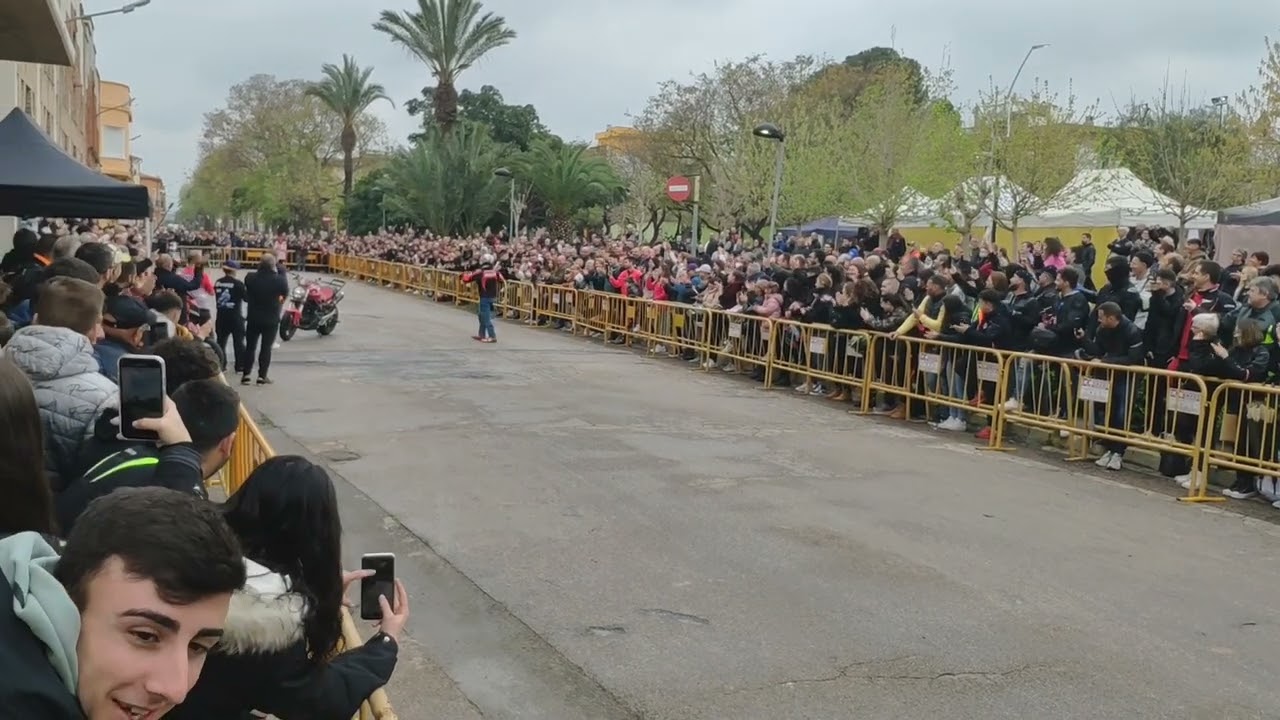 Exhibición Emilio Zamora en Moto Club Villanueva de Castellón