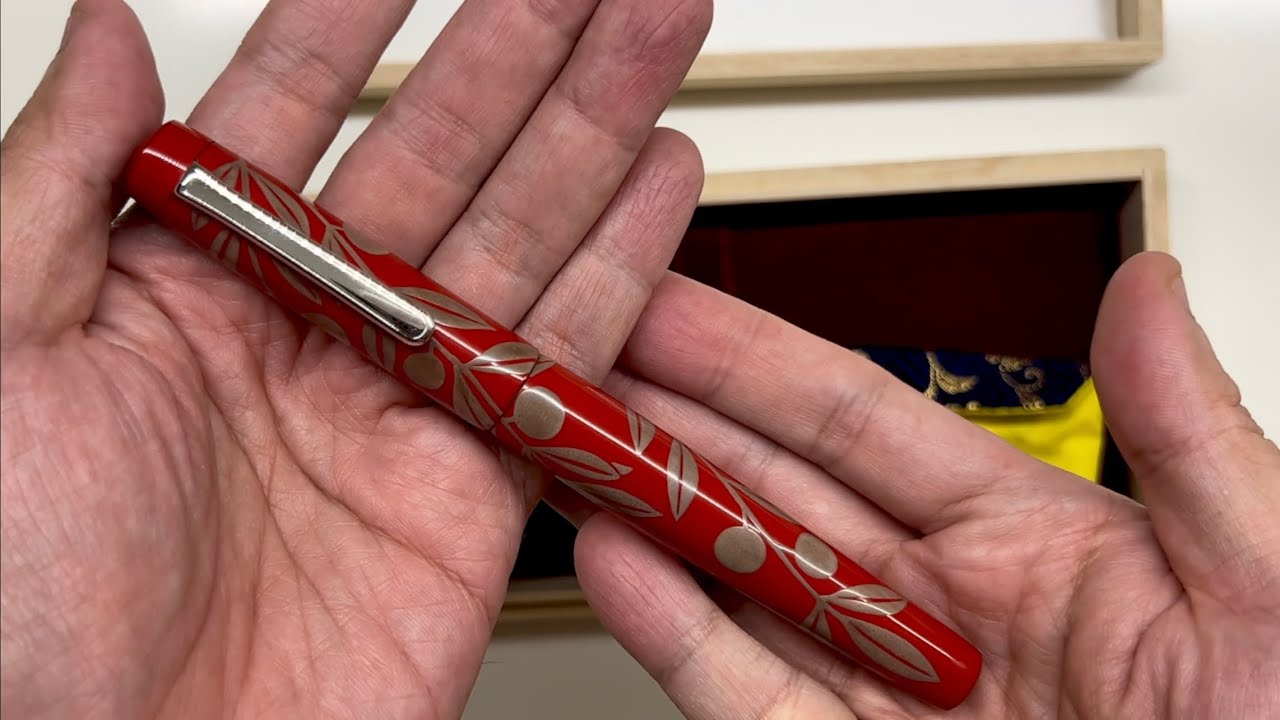 A Few Fair Pens - Nakaya Neo Standard Olive Makie Fountain Pen 中屋ネオスタンダード.オリーブ蒔絵万年筆