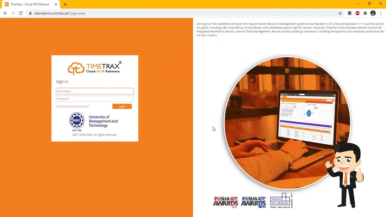 TimeTrax - Tutorial for UMT Faculty and Staff