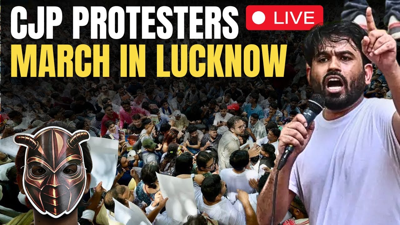 Cockroach Janta Party Protest LIVE: 'Resign Now' Demand Echoes As CJP Launches Major Lucknow Protest