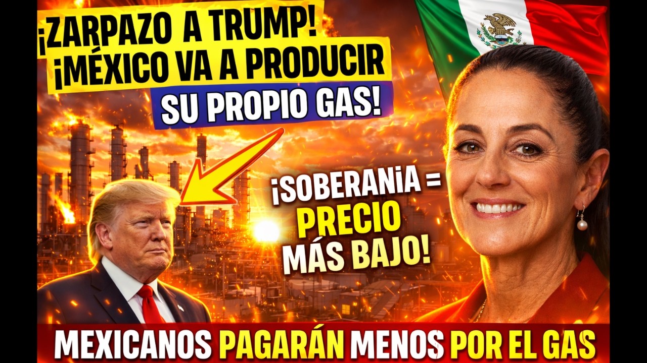 🚨 ¡GOLPE A EE.UU.! México rompe dependencia y producirá su PROPIO GAS 💥 Bajará el precio para TODOS