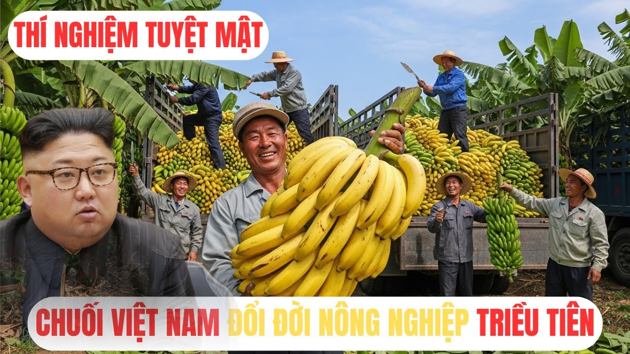 Kim Jong Un Và Kỳ Tích Chuối Việt Nam Ở Triều Tiên Giữa Băng Giá