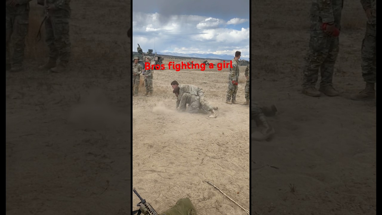 If you&rsquo;re in a combat MOS, you will fight. #kellenbenz #army #military #soldiers #miltok #fight #lol