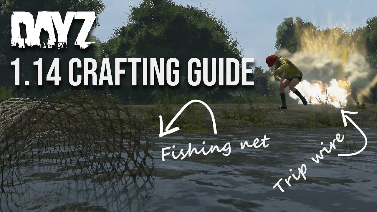 How to CRAFT The Trip Wire, Fishing Net & Trap GUIDE - DayZ