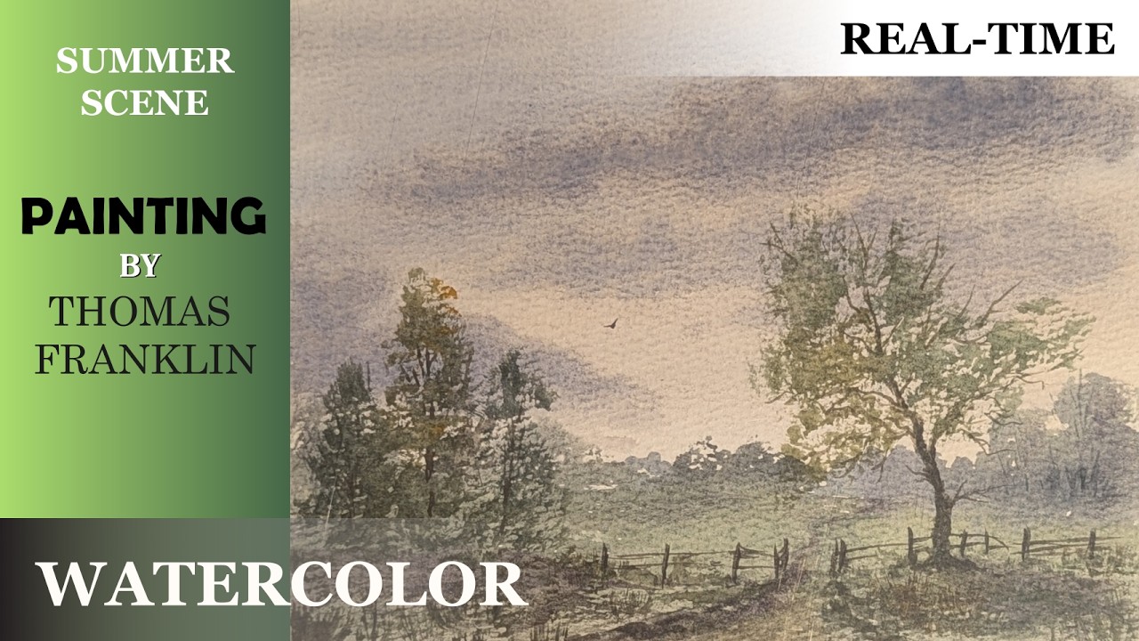 Watercolor Landscape for beginners