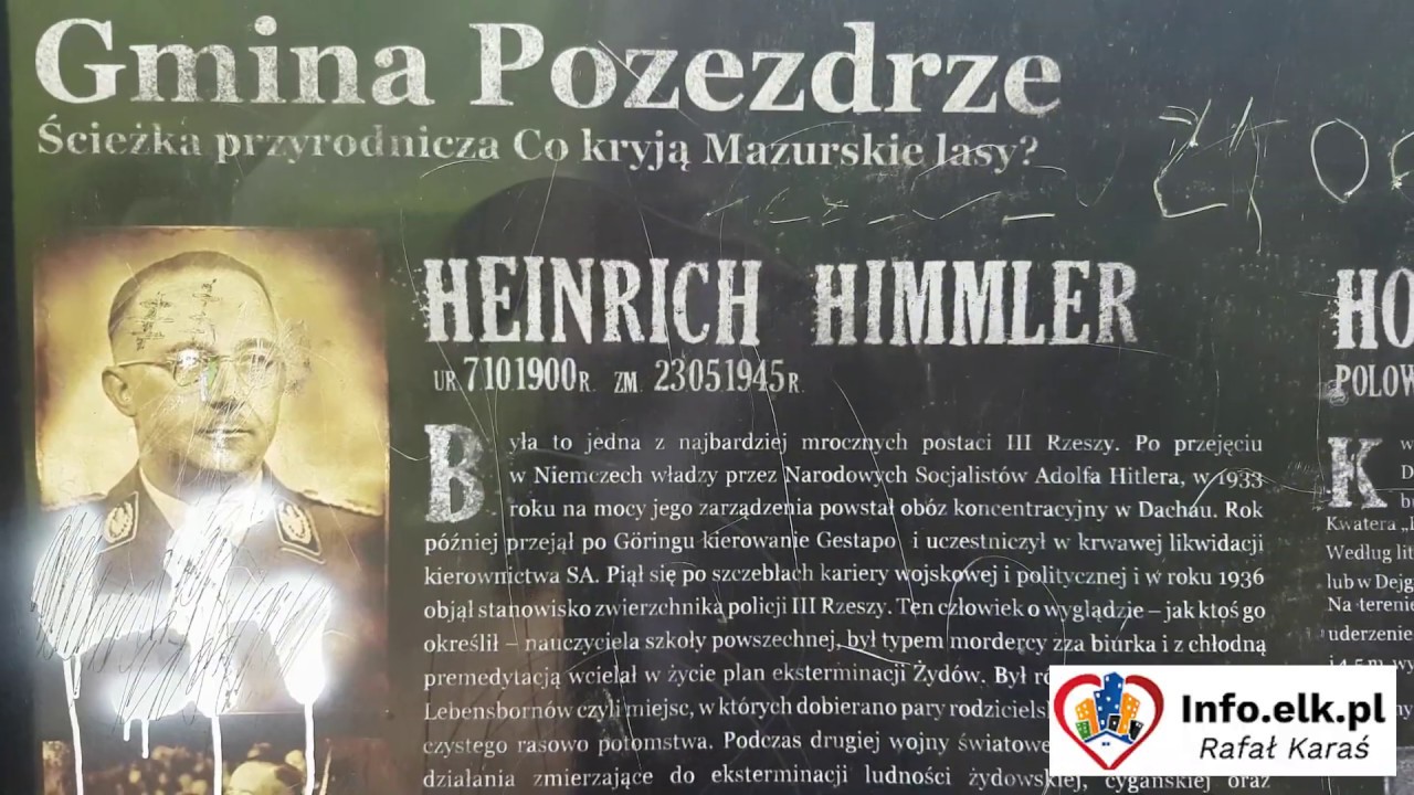 Atracje Mazur - Bunkier Himlera 🏚 odc6