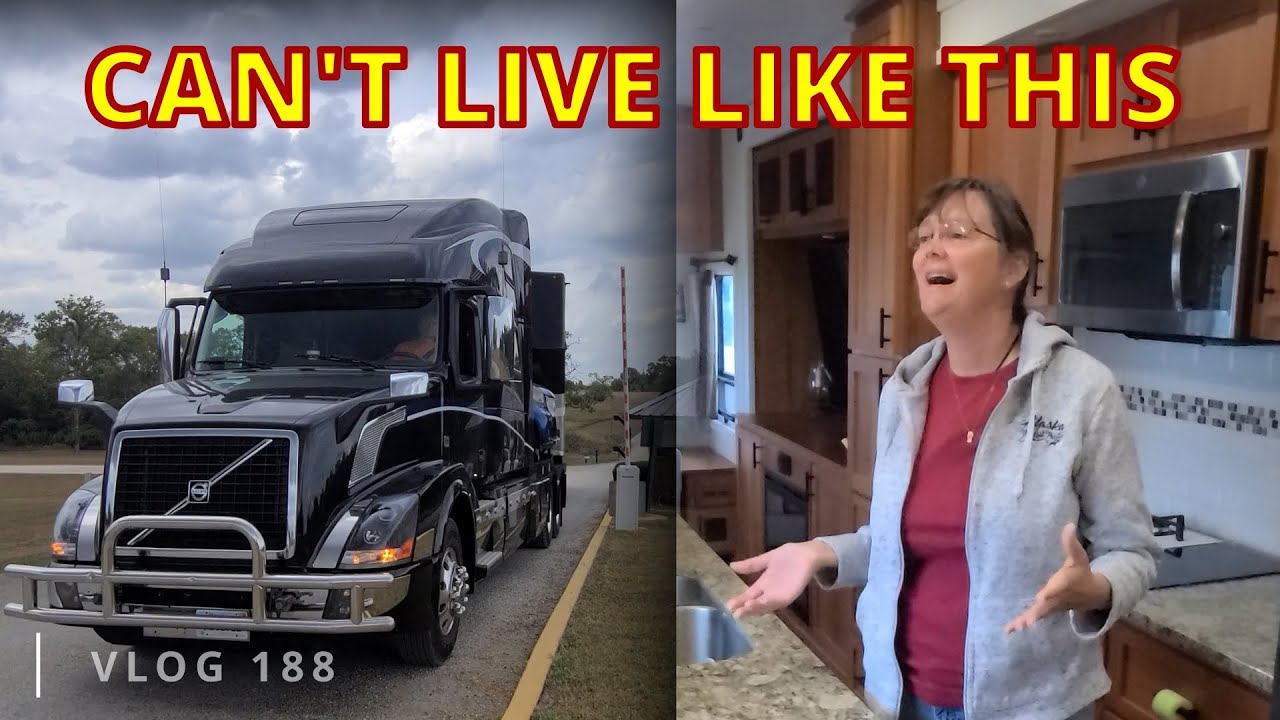 CAN'T LIVE LIKE THIS ANYMORE. Reached Her Limit. We have a Leak. Texas Reset. Fulltime RV Life.
