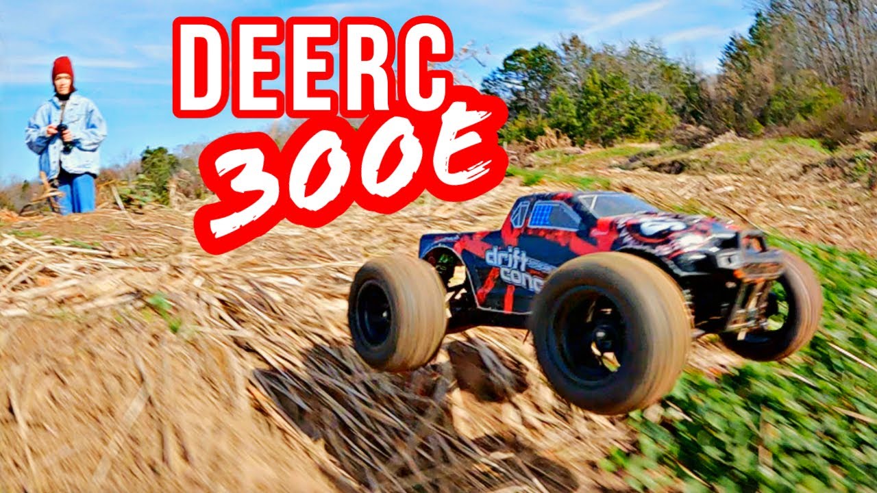 Tiny Truck is WAY more Powerful than I thought - DEERC 300E Brushless 1/18th Scale RC Truck Review