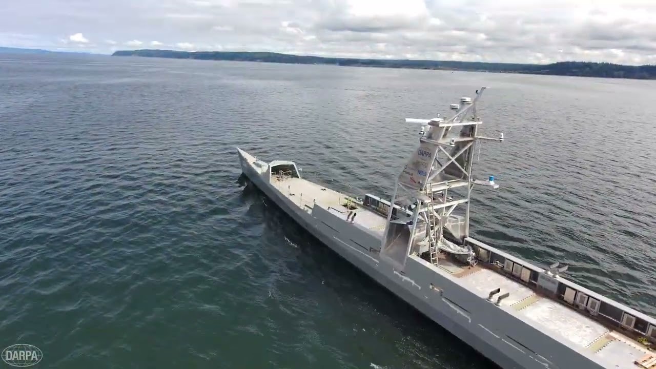 USX-1 Defiant At-Sea Overview - No Manning Required Ship (NOMARS)