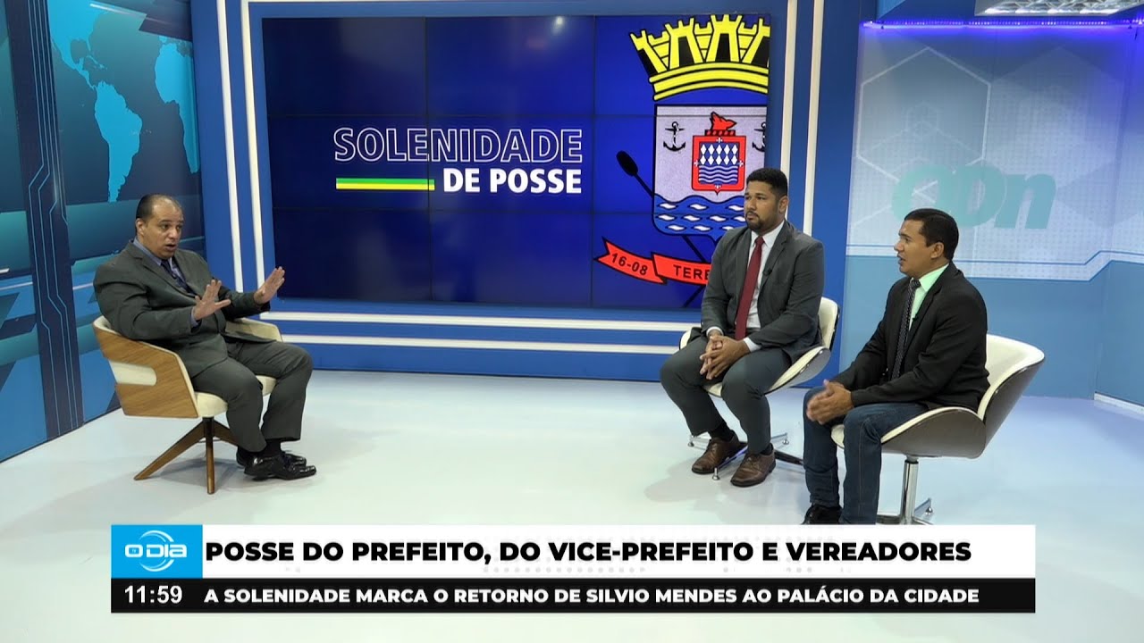 Cobertura de Posses na Câmara e Prefeitura de Teresina - O Dia TV - Bloco 01 - 01 01 2025