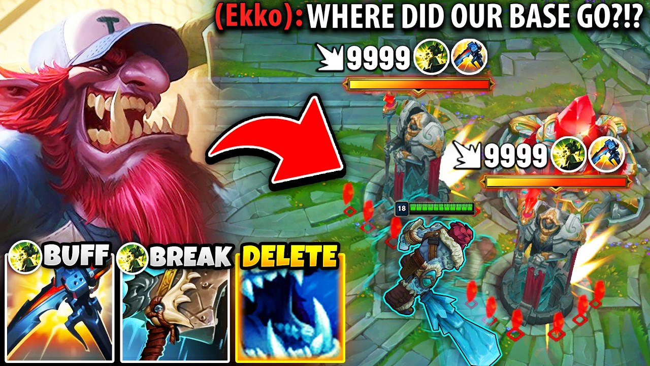 TRUNDLE CAN LITERALLY ONE-SHOT TOWERS NOW (BROKEN SIEGE BUILD)