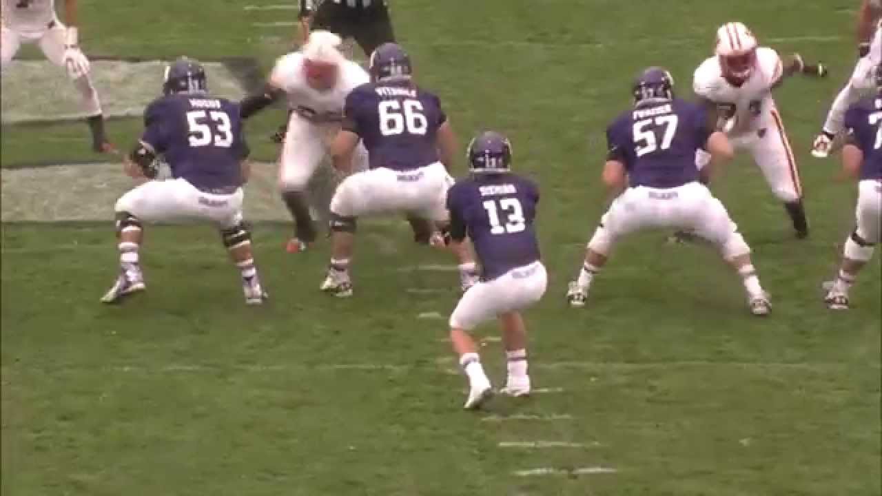 Northwestern Football - Wisconsin highlights (10/4/14)