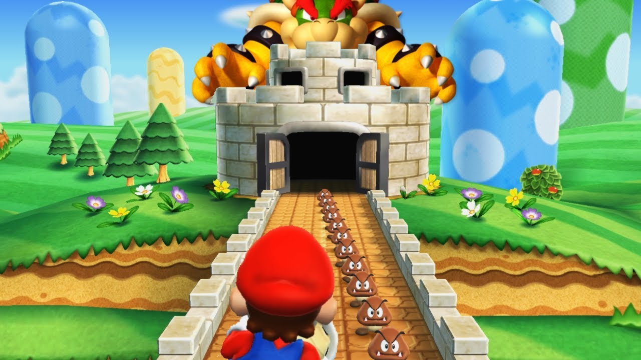 Mario Party 9 Minigames - Goomba Bowling