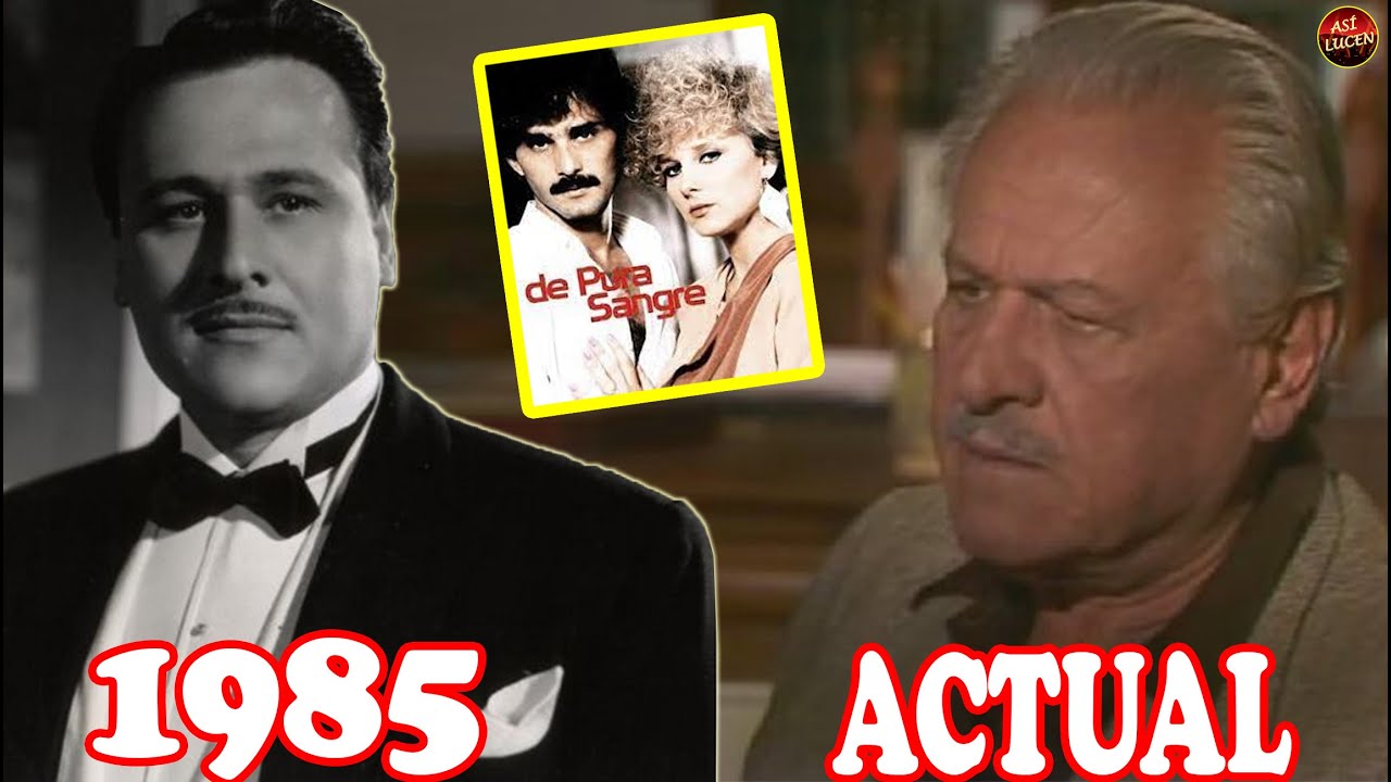 ASÍ LUCEN…  VÍCTOR JUNCO Y LOS ACTORES DE “DE PURA SANGRE” TELENOVELA DE 1985, EN LA ACTUALIDAD…