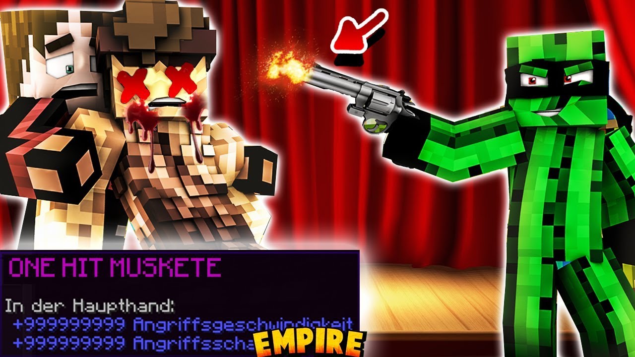 ANSCHLAG auf REWI - 1 HIT WAFFE SCHLÄGT ZU 🔴 Minecraft Empire #49