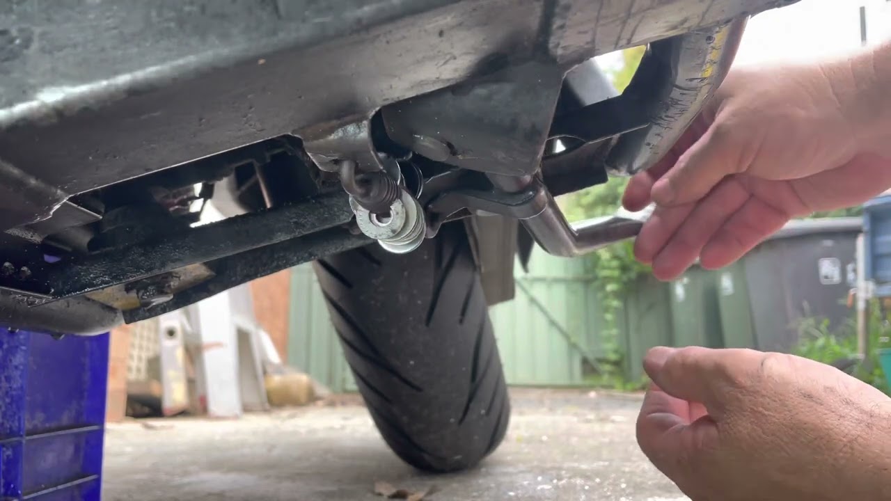 Easily remove, and reinstall Motorcycle kickstand spring painlessly.