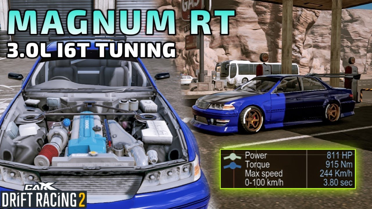 CARROT II (Toyota Chaser JZX100) 3.0L I6T ENGINE TUNING - CarX Drift Racing 2