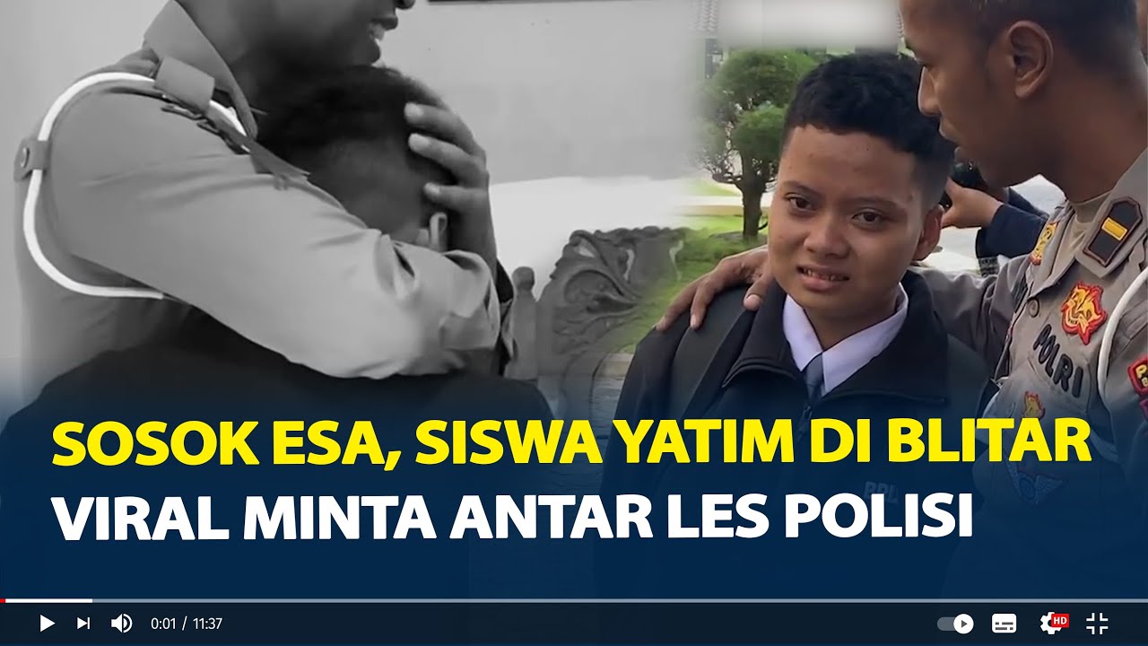 Sosok Esa, Siswa Yatim di Blitar Viral Minta Antar Les Polisi, Juara 1 Lomba Lari