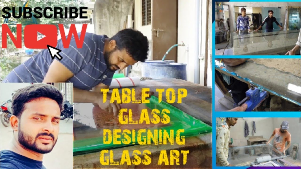amazing table top glass/table top glass designing /glass art...