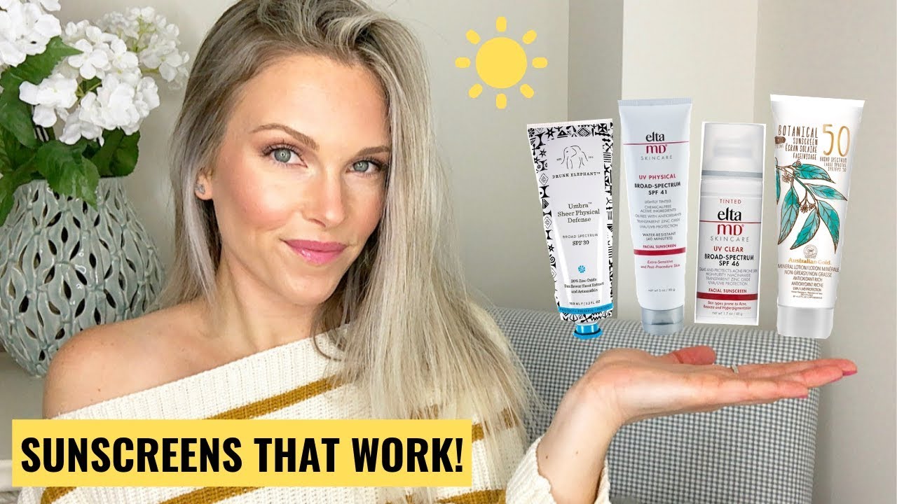DRUNK ELEPHANT SUNSCREEN | ELTAMD TINTED UV PHYSICAL | ELTAMD UV CLEAR | AUSTRALIAN GOLD BOTANICAL