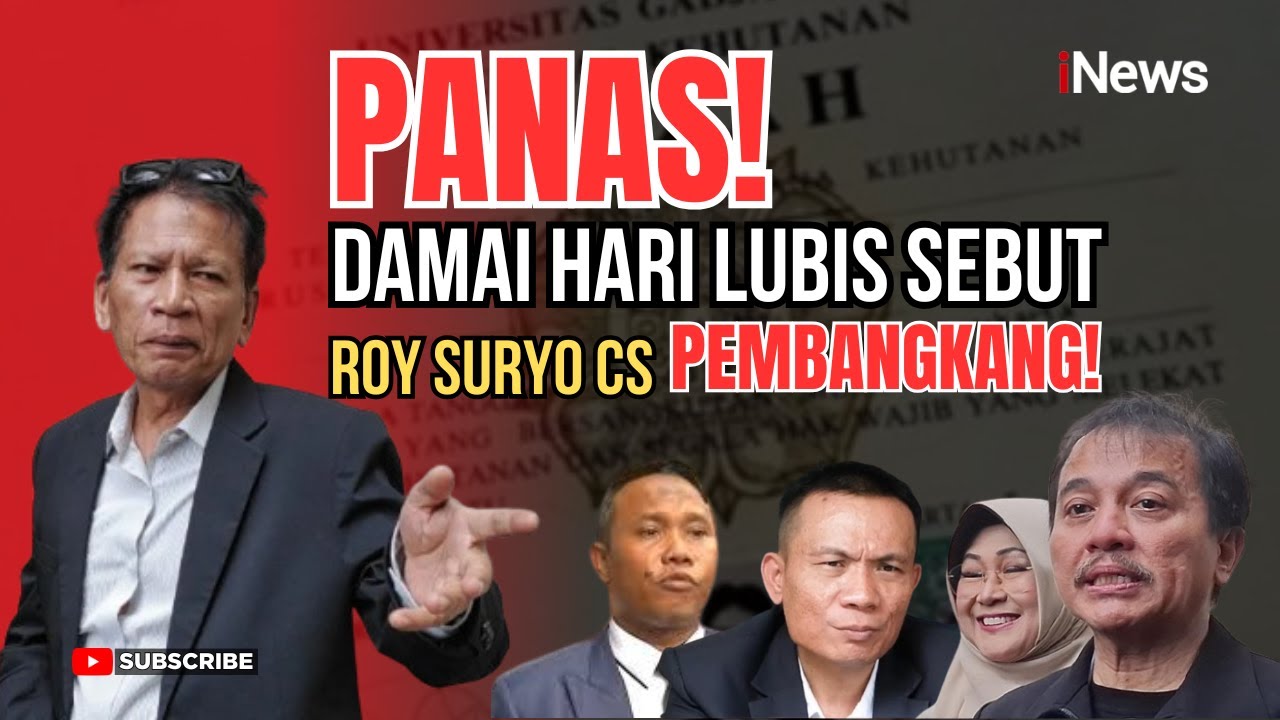 KERAS & TERBUKA! Damai Hari Lubis Semprot Roy Suryo Cs: “Pembangkang Semua!”