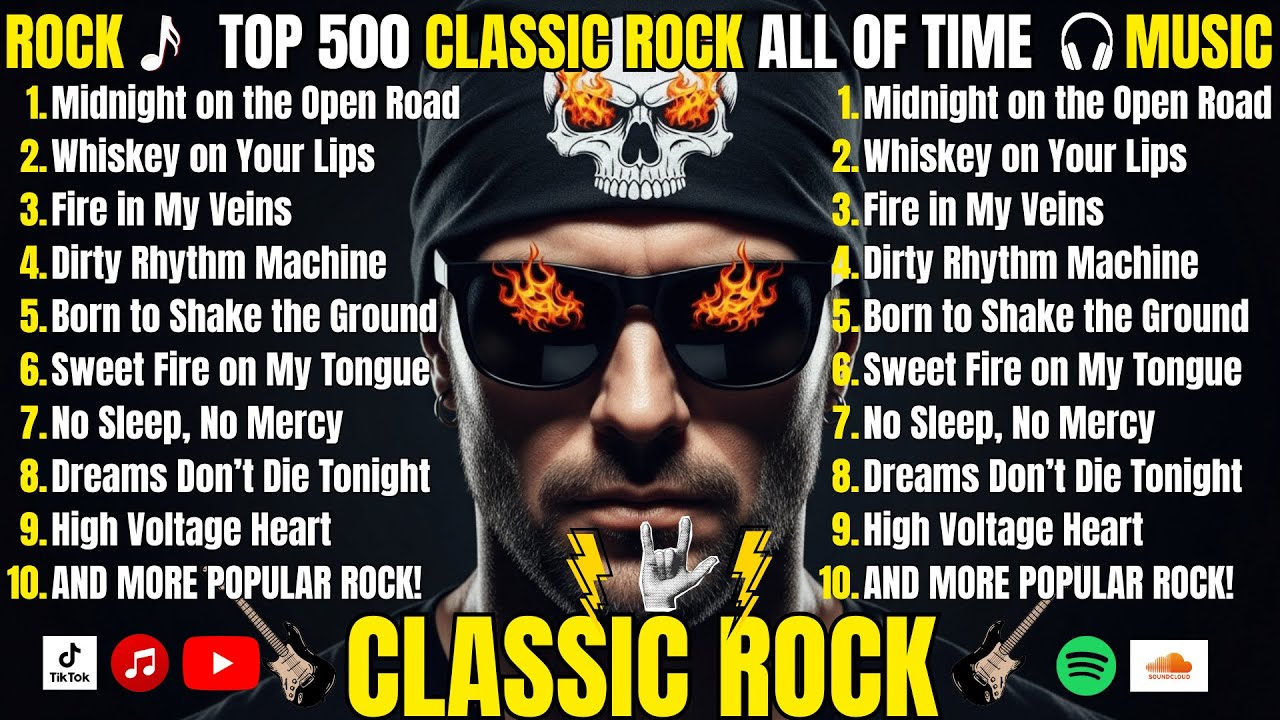 🎧 Classic Rock Playlist 70s 80s 90s Full Album 🔥 Legendary Bands