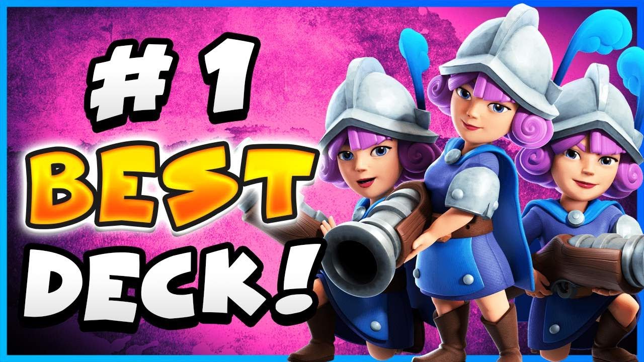 BEST 3 MUSKETEERS DECK in CLASH ROYALE! 🏆