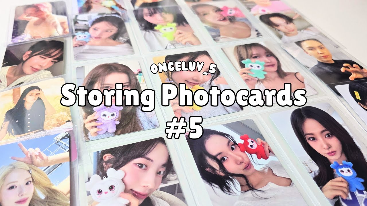 storing photo cards! ⋆｡°✩ [5] twice, fromis_9, svt +