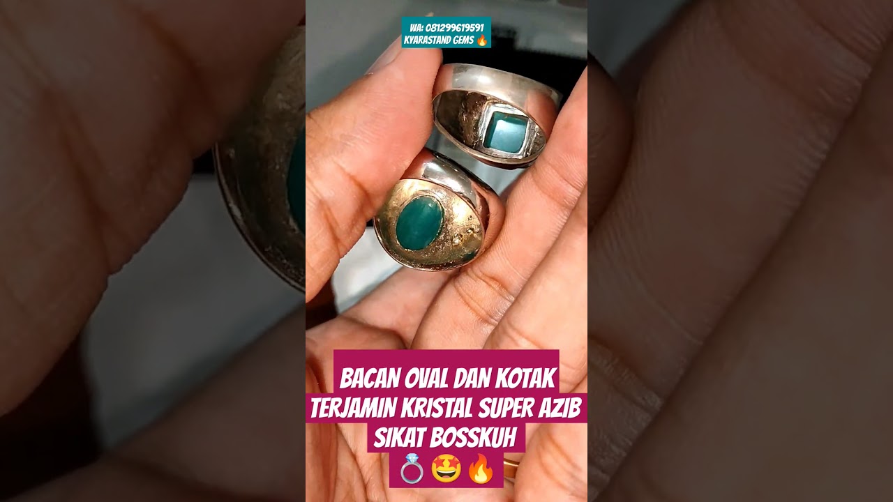 CINCIN BACAN MEWAH SIMPEL TERJAMIN MEMUASKAN ❗#kyarastandgems #bacankristal