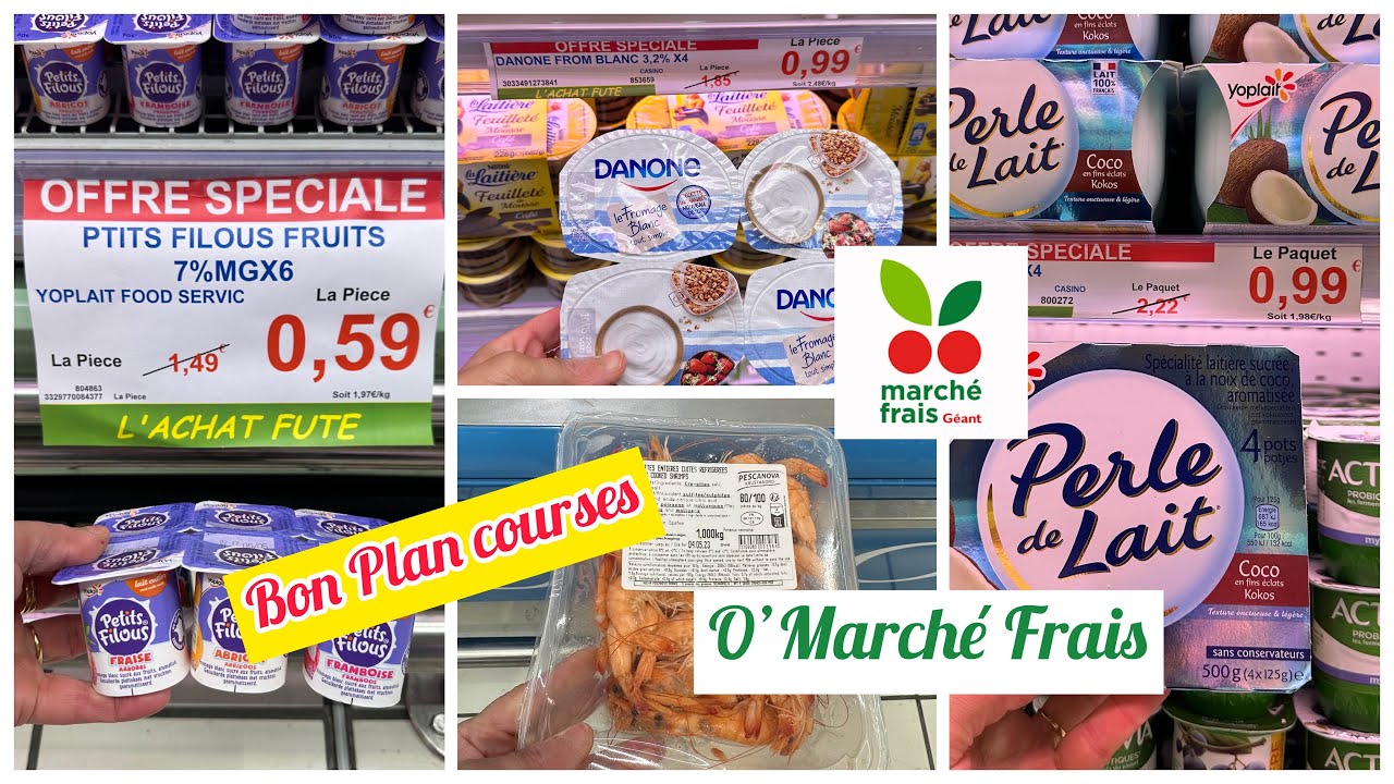 O’Marché Frais - Bon Plan Course - 28 avril 2023 #marché #bonplan #course #alimentation