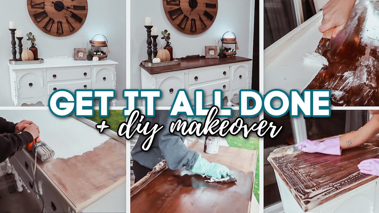 DIY MAKEOVER  // Get It All Done // Cooking + School + DIY, Etc.
