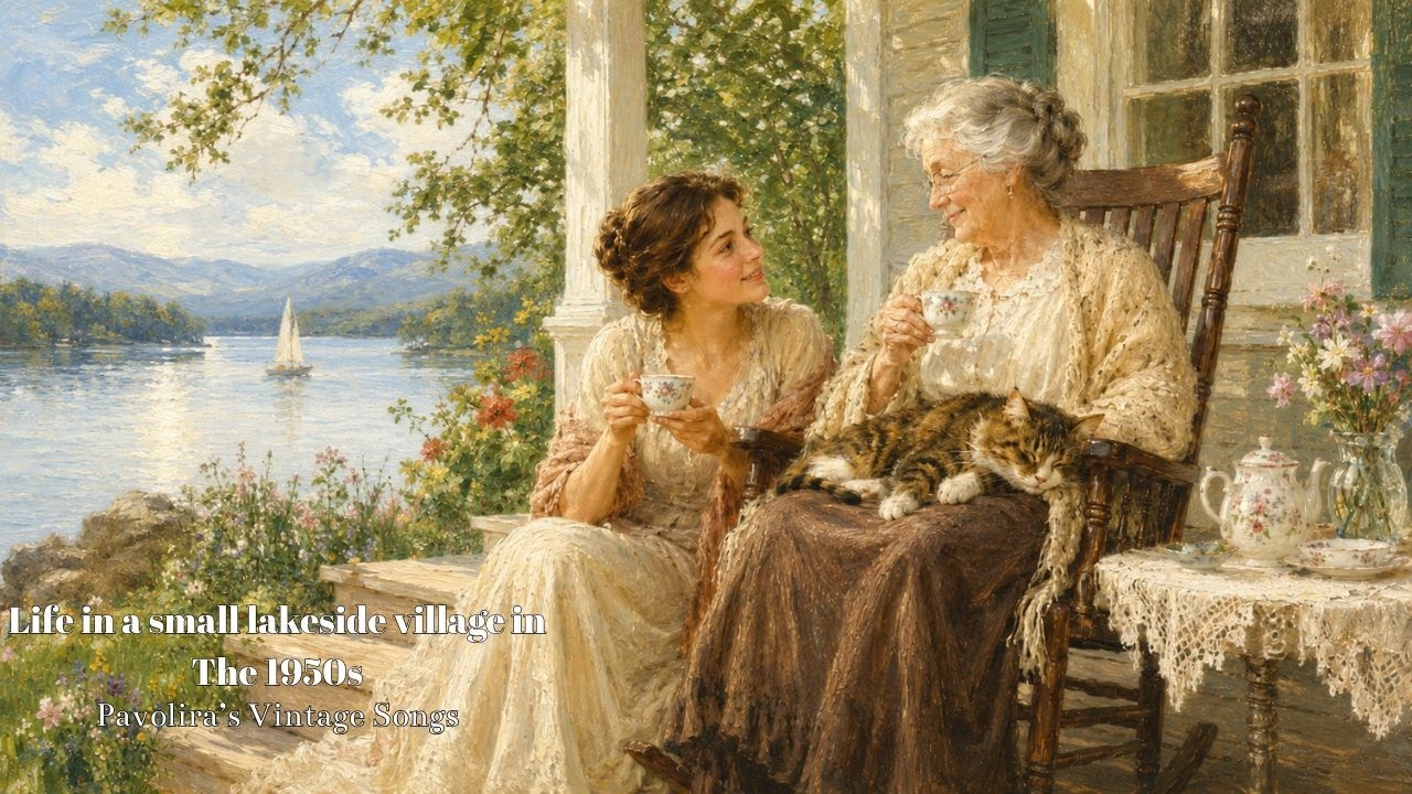 Life in a small lakeside village in the 1950s | Pavolira&rsquo;s Vintage Songs