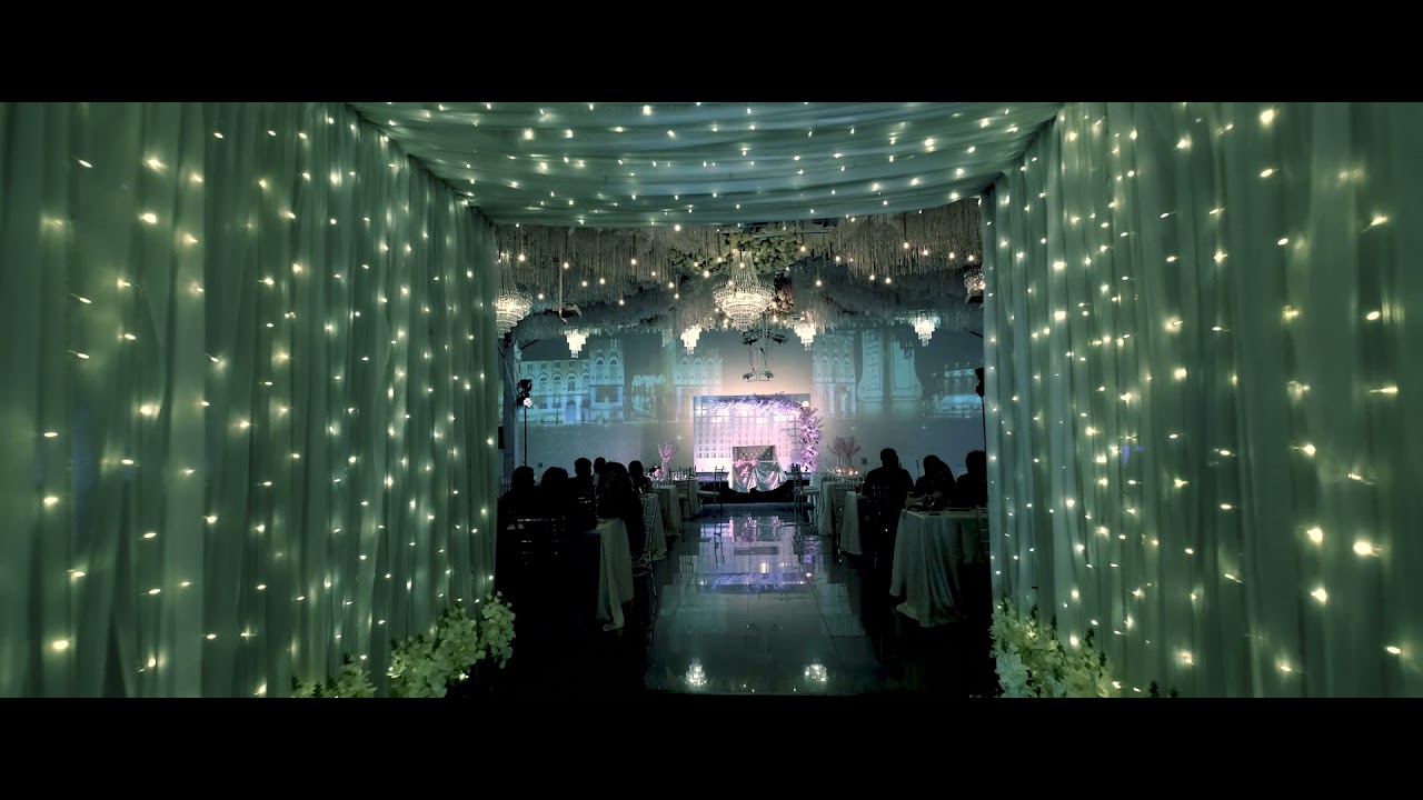 MATRIX CREATION EVENTS VENUE - CEILING TREATMENT WITH VIRTUAL REALITY VIDEO WALL PROJECTION