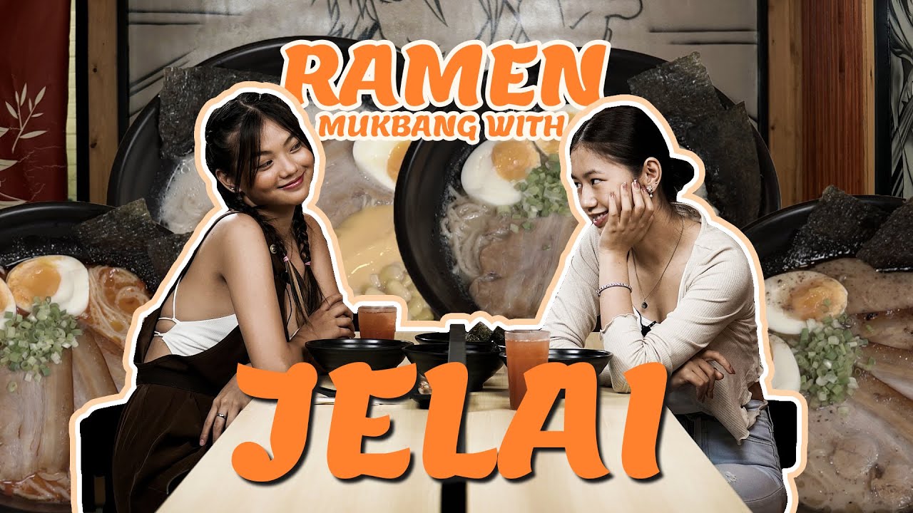 RAMEN MUKBANG WITH JELAY PILONES | Kaori Oinuma