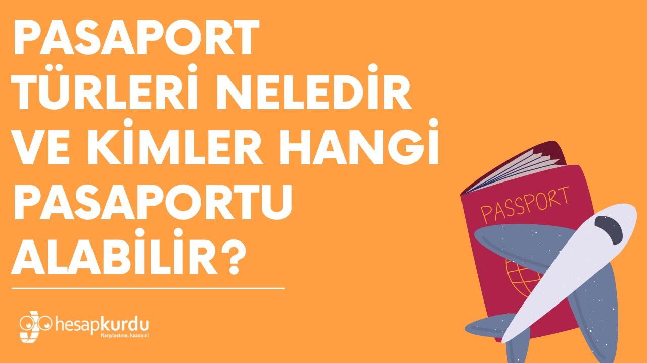 Pasaport T&uuml;rleri Neledir ve Kimler Hangi Pasaportu Alabilir?