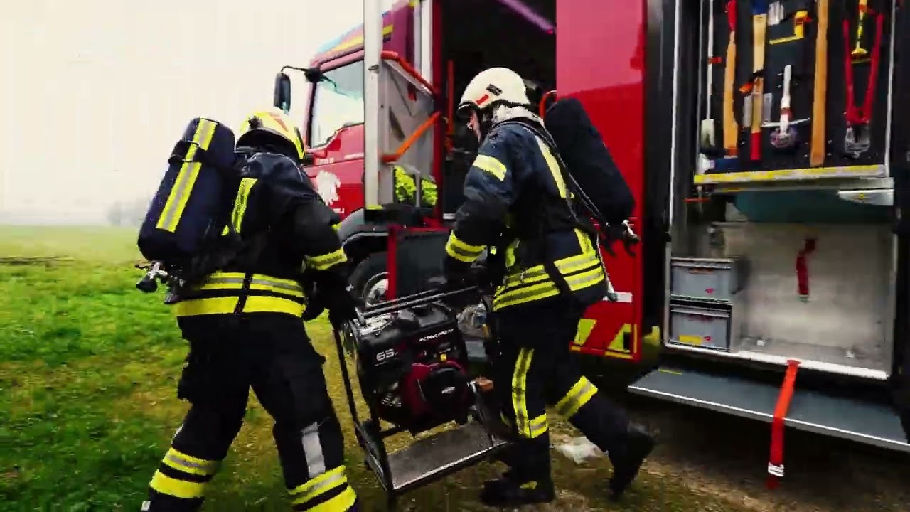 Slovenian firefighters