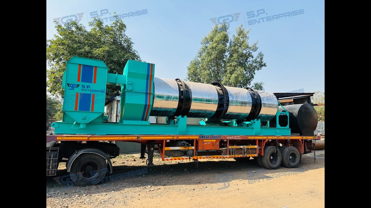 Asphalt Drum Mix Plant of 60-90 tph Capacity Dispatch to South India