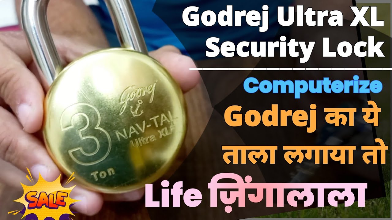 Godrej Navtal Ultra XL Security Lock | Computerized Pad Lock |3 Tons Capacity | Amazon Flipkart Sell