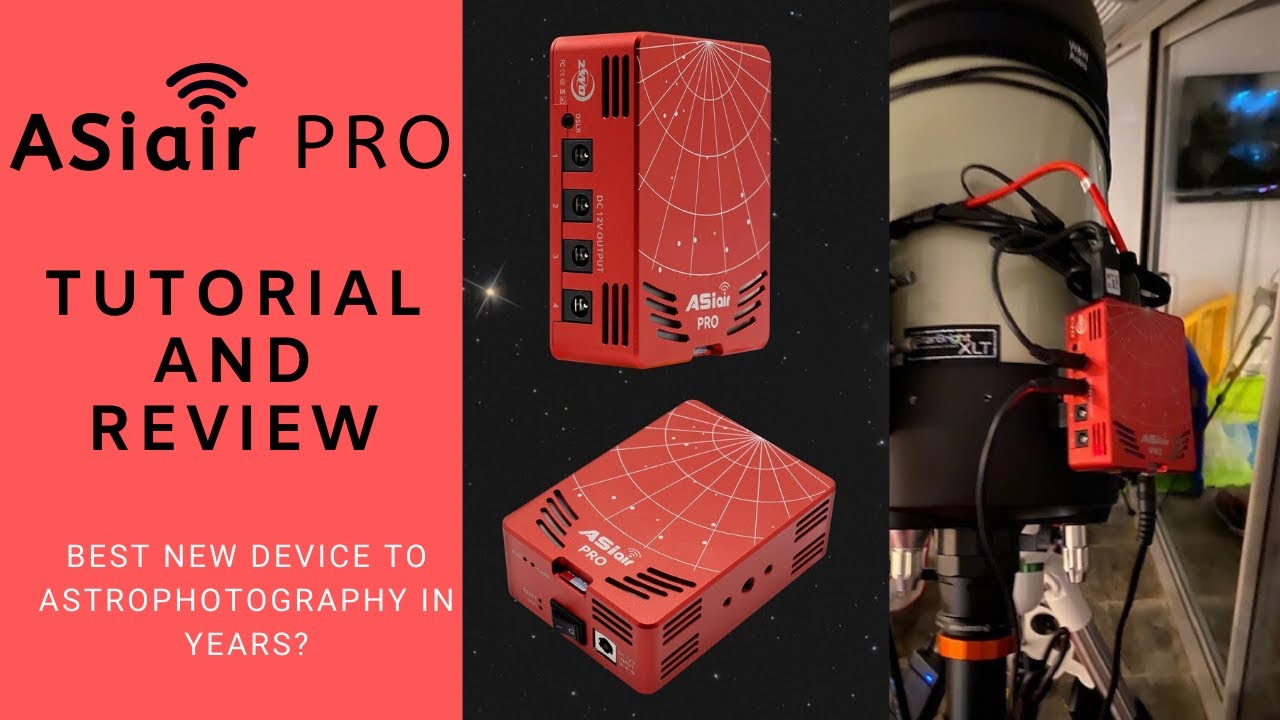 ASI Air PRO Tutorial and review. Best new device for astrophotography in years? iPad astronomy