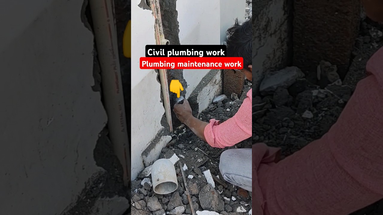civil plumbing work , plumbing maintenance work on site #plumbing #maintenance #renovation #home