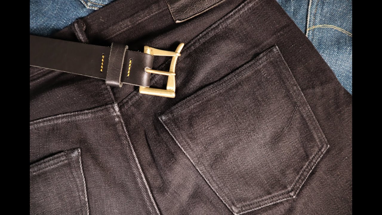 Fade to Grey: ONI 689 Karuki II 12oz BlackxBlack Denim (featuring Adams of Yorkshire Belt)