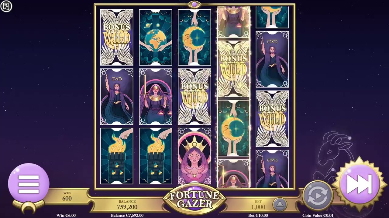 Fortune Gazer Slots - Big Win - Dice Crafter Casino Game Studio