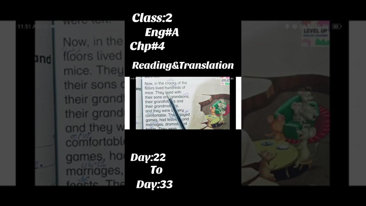 Class:2  Eng #A Chp#4 Reading & Translation