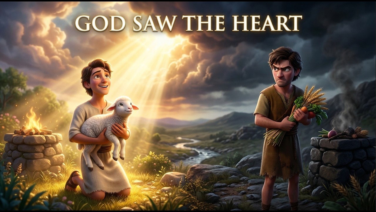God Looks at the Heart | Kids Bible Song (Cain & Abel)