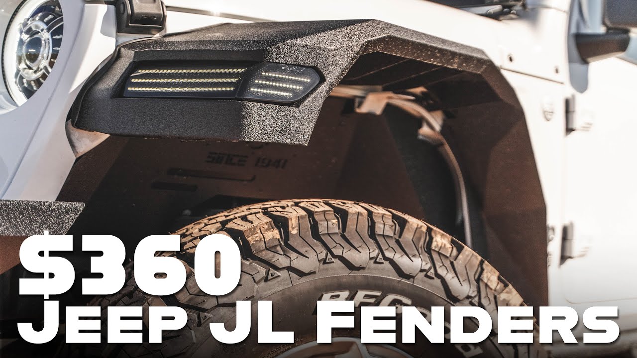 $360 Front Fenders for Jeep JL Install - Hooke Road