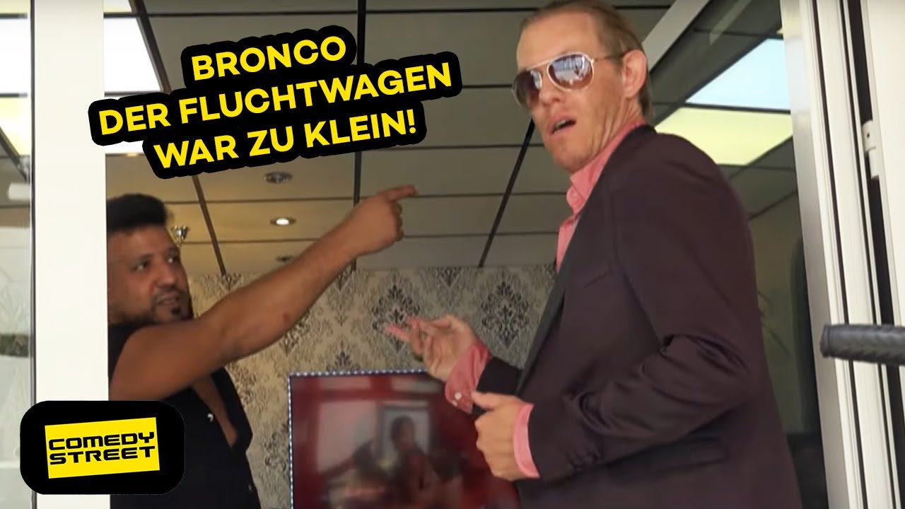 Bronco, der Fluchtwagen hatte nur 2 Sitze... | Comedystreet