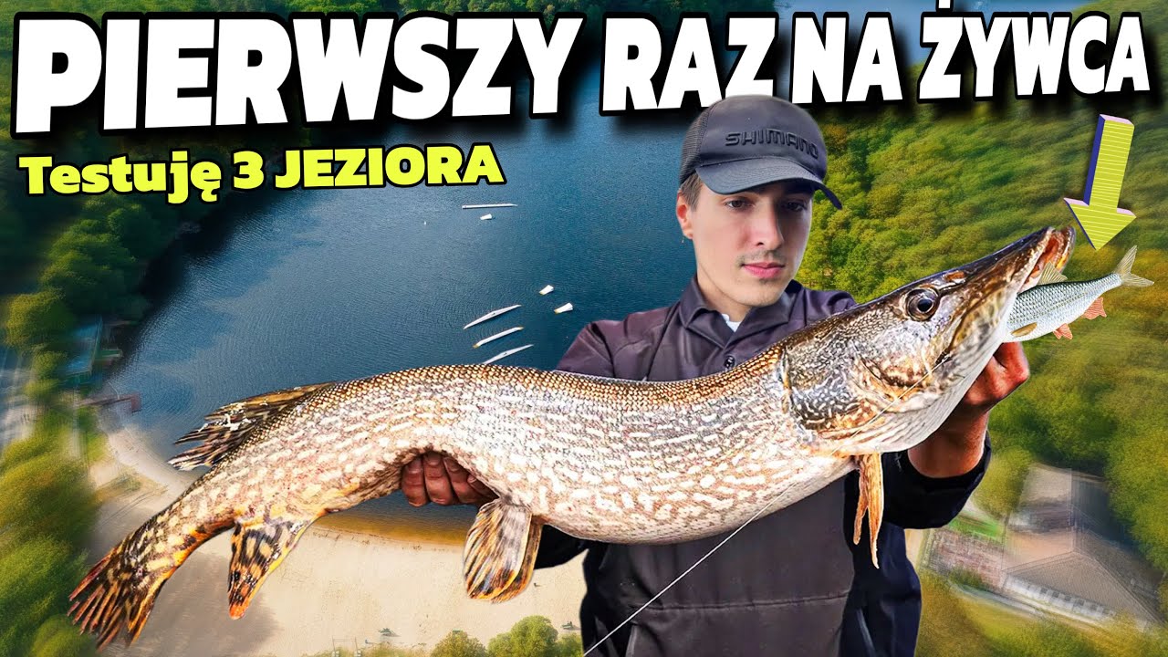 3 JEZIORA I 1 CEL - ZŁAPAĆ SZCZUPAKA NA ŻYWCA!