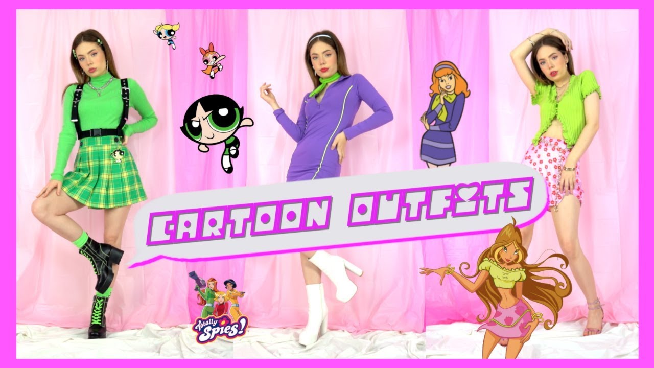 Dressing Like 10 Cartoon Characters! Outfits + Costume Ideas