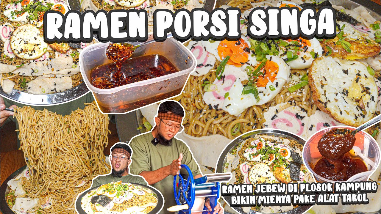 RAMEN GORENG JEBEW PORSI SINGA, LOKASINYA NGUMPET DALAM GANG !!